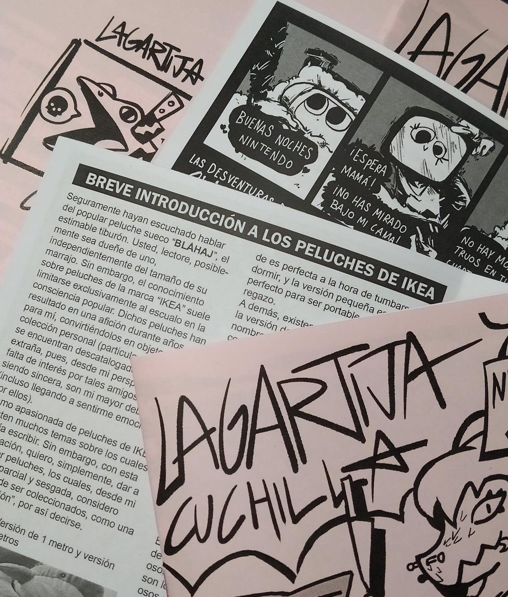 LAGARCUCHILLA's tweet photo. LAGARTIJA CUCHILLA Nº2 IS OUT AFUERA ESTÁ DISPONIBLE YA
Podéis descargar la versión digital gratis en https://t.co/3AKVoPRT9E
Y si lo queréis en físico se lo pedís por MD a @vamos_a_ber y os lo envía por 5 lereles (3 del fanzine y 2 del envío) https://t.co/Qdl2sokoxK