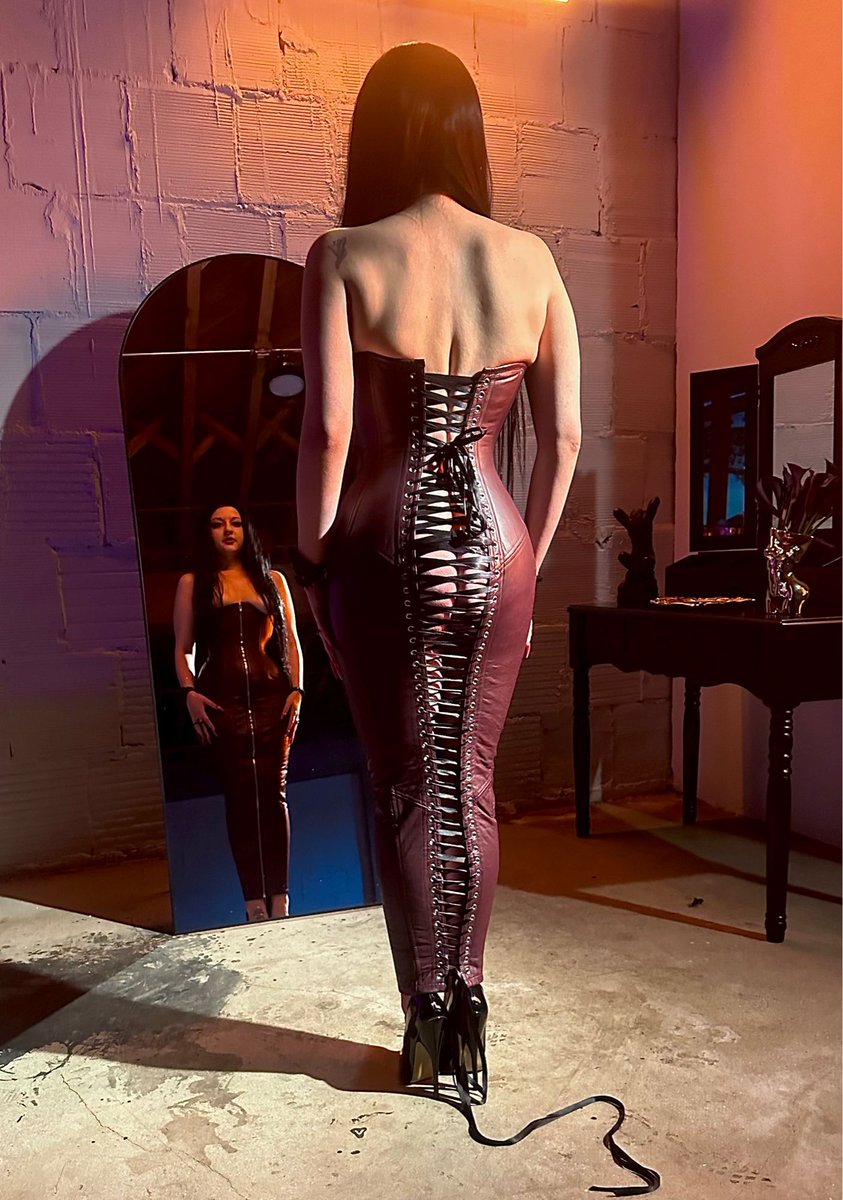 knee length dresses for ladies Fantastic Flared Latex Hobble Dress – Laidtex main image 0