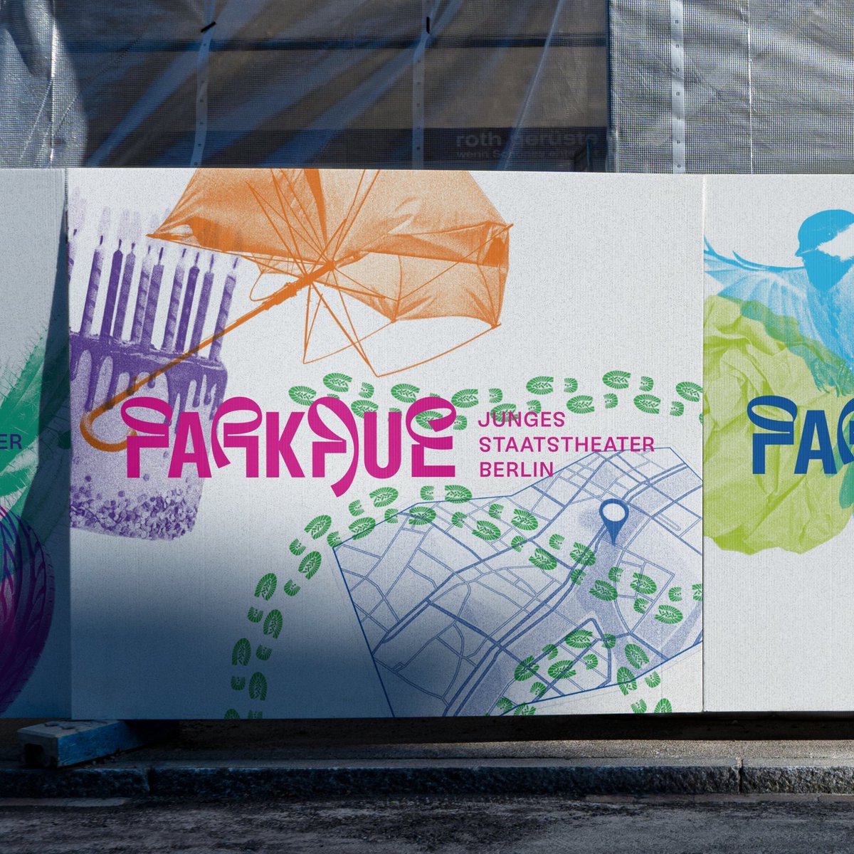 pierresbecker's tweet photo. Bold letters on the facade of stage 4 at @theateranderparkaue. The corporate font was developed by Ta-Trung and @daniel_stuhlpfarrer and combined with @loris_pernoux's Langulaire. We're still fascinated by letter combos on posters and other media.
⁠
#parkaue #typedesign #tatrung https://t.co/mVQXjJlAVv