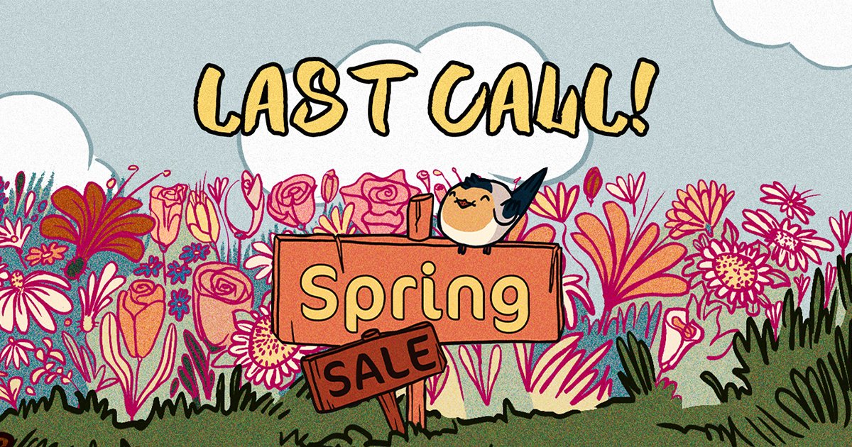 Did you know GOG stands for “Spring Sale is about to end, grab the deals while they last”? No? Well, that's because we made it up. (but Spring Sale really is ending, so check out all the bargains you can still catch ) 🐦 bit.ly/Spring24GOG