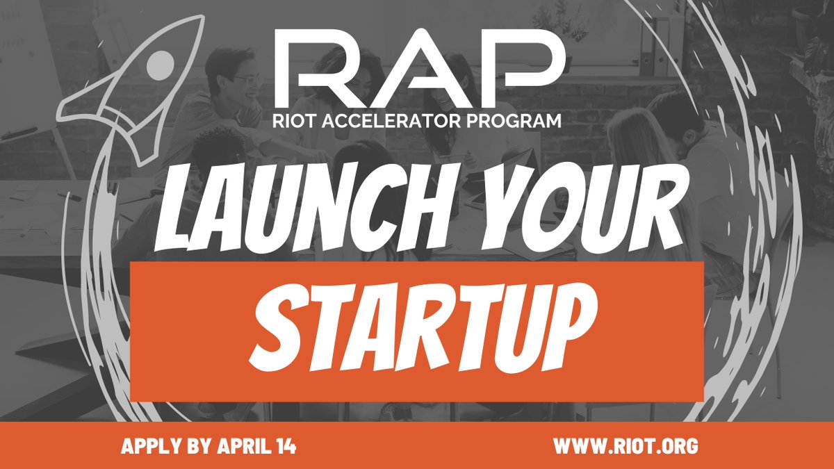 Startup founders, are you ready to grow and scale your business? We're looking for you!! Apply for our Summer RAP Cohort by Sunday April 14th buff.ly/3iZqfbU #accelerator #startups #entrepreneurs