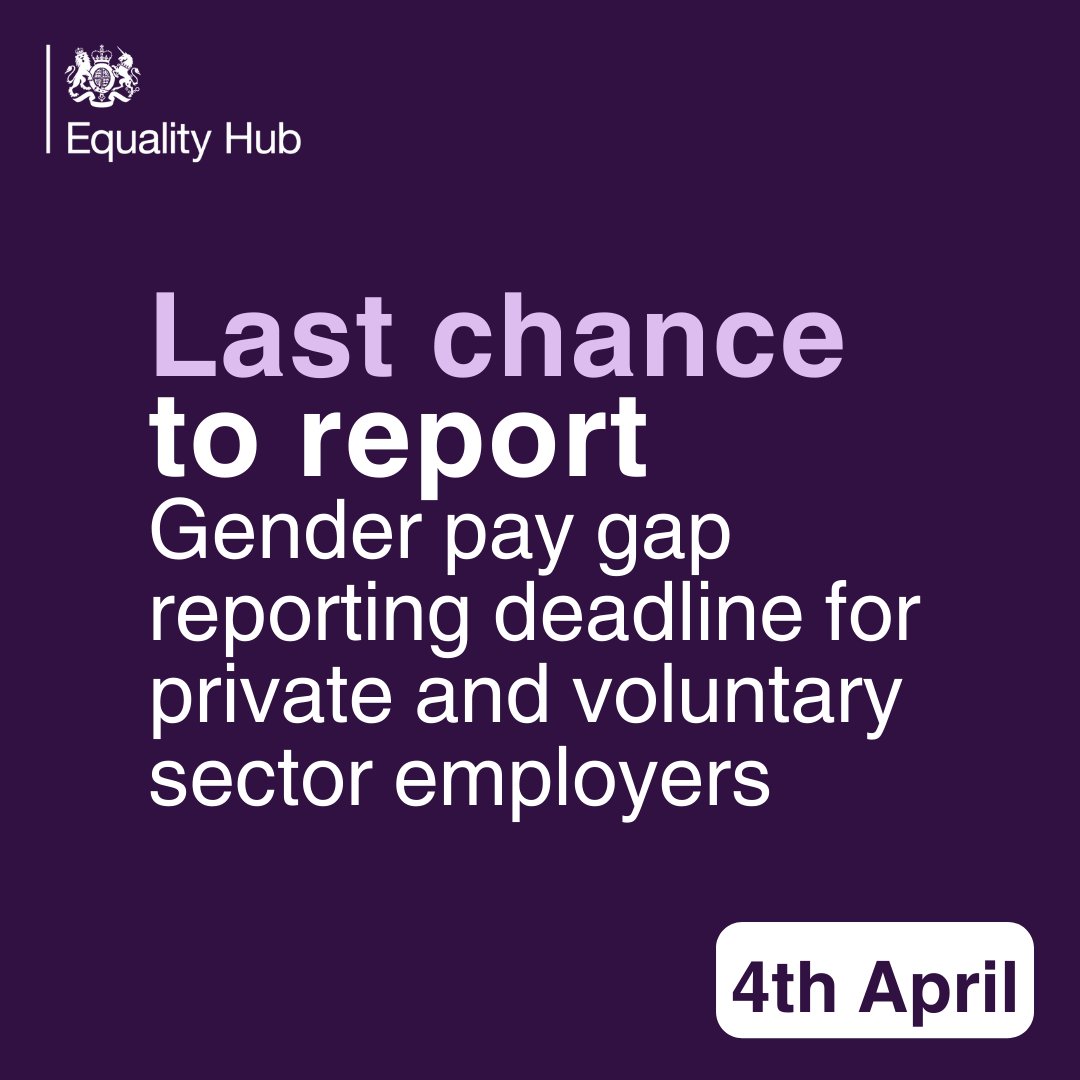 ⏰ LAST CHANCE - REPORT BY 23:59 TODAY It’s the final day for businesses with 250+ employees to report gender pay gap data for the 2023 snapshot date. Report now ➡️ gov.uk/government/pub…