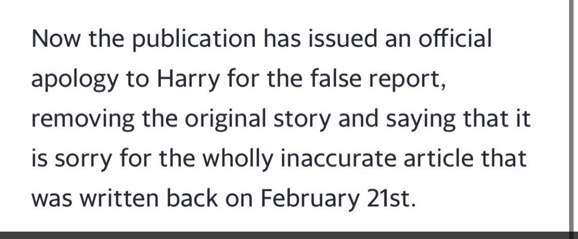 Since Louies use fake things about Harry trying to prove their point like always, here is a small thread about people who REALLY met Harry, not a person who lied and admitted it and a magazine that accidentally published fake information and apologized