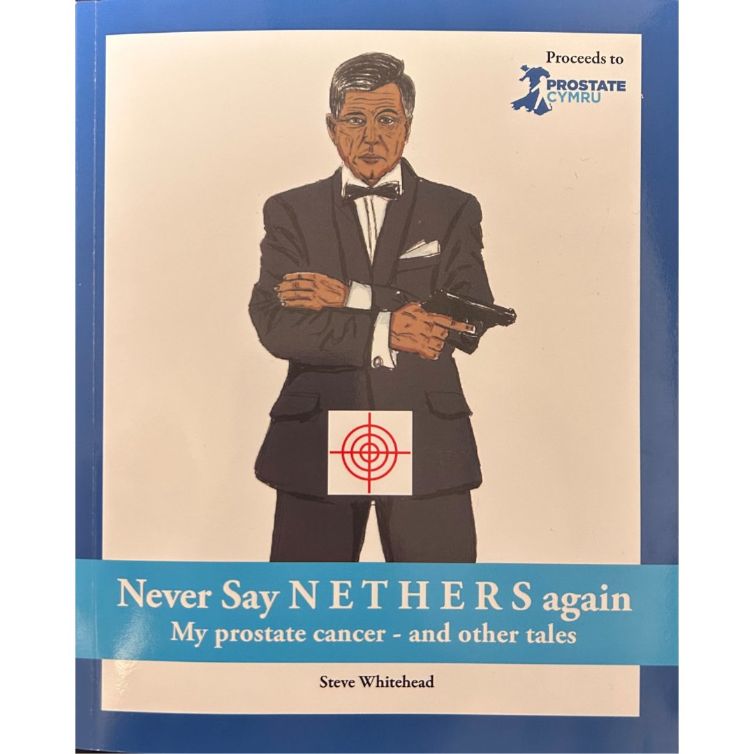 🔵Stephen Whitehead has written ‘Never Say Nethers’ about his own experience with prostate cancer. This novel encapsulates Stephen’s journey battling the disease and the entire cover price is donated to Prostate Cymru.💙 Buy Now: prostatecymru.com/product/never-…
