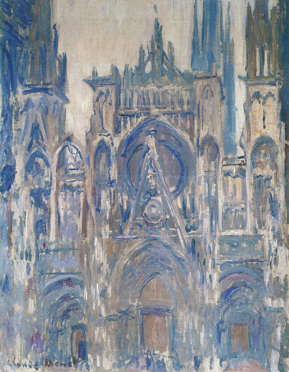 Rouen Cathedral, Study of the Portal, 1892 Get more Monet 🍒 linktr.ee/monet_artbot