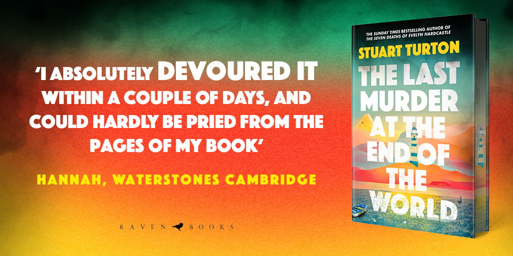 It's so lovely to see so much enthusiasm for The Last Murder at the End of the World, @stu_turton's incredible new novel, from the bookseller at @WaterstonesCamb 💕 Are you ready to dive into this ingenious puzzle? Out now in hardback, ebook and audio!