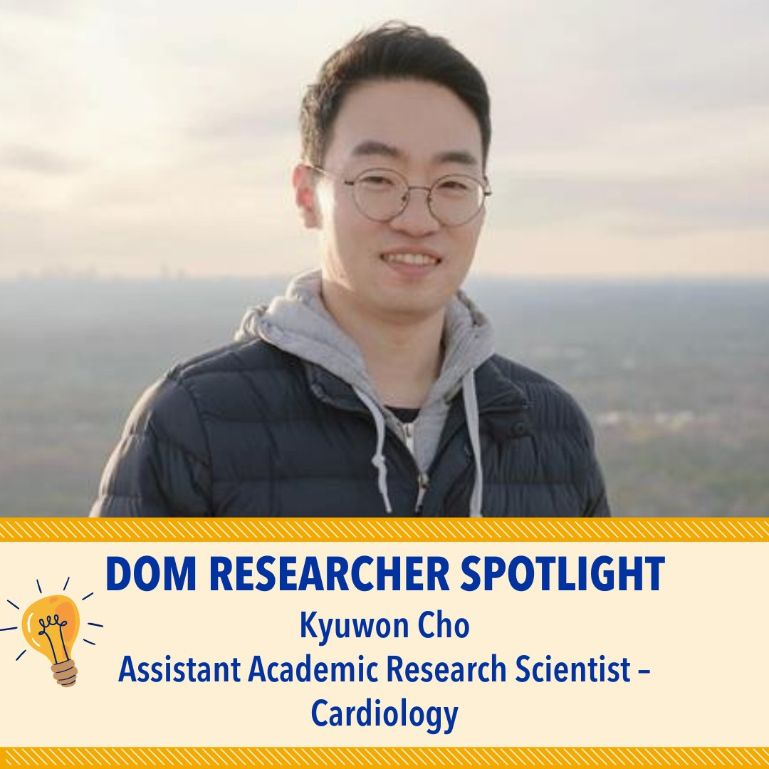 🔎Meet, Kyuwon! In this #DOMResearcherSpotlight, Kyuwon shares his experience progressing in roles from technician to now working as a research scientist for @emoryheart, as well as his research on regenerative medicine. Check it out➡️bit.ly/49iZjZs