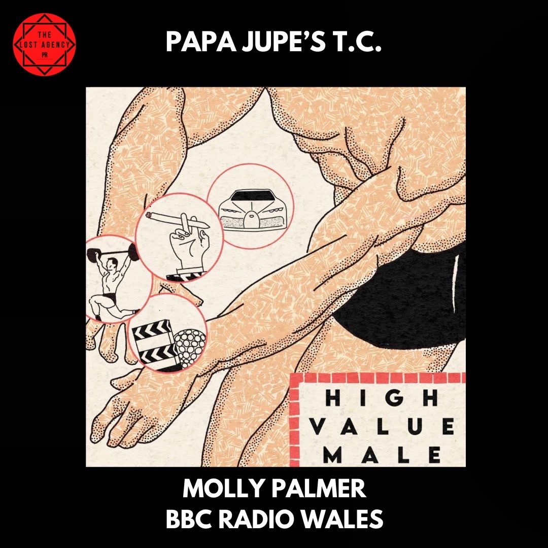 EPIC for @papajupestc to be named as Molly’s Must-Add on @BBCRadioWales this week for their NEW single HIGH VALUE MALE 🎸🎸🎸