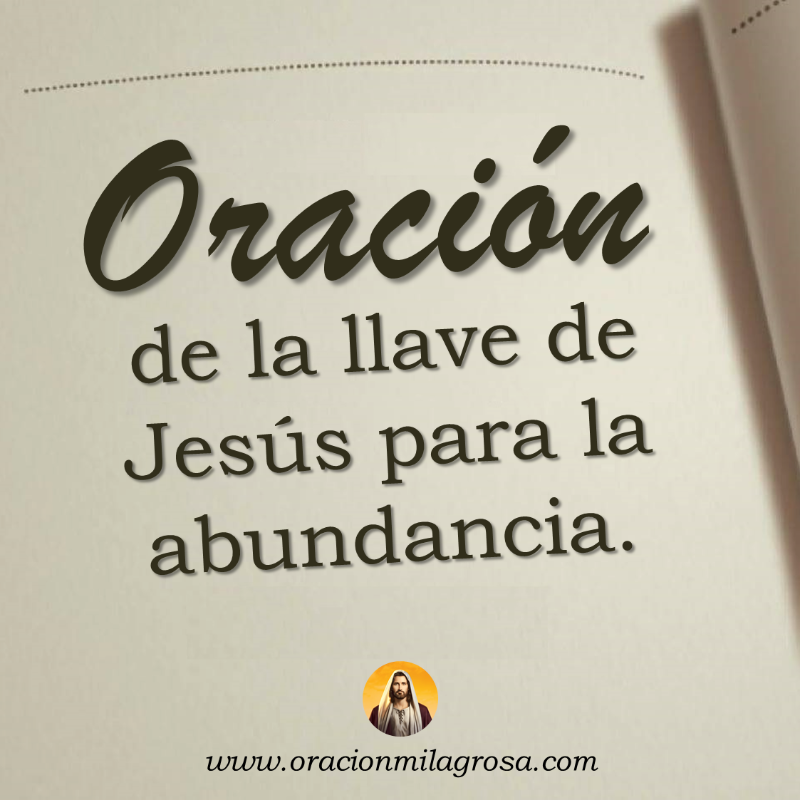 oracion_milagro's tweet photo. ORACIÓN DE LA LLAVE DE JESÚS PARA LA ABUNDANCIA: Haz esta oración para poner tus anhelos en las manos de Jesús y pídele al Señor que te conceda su poderosa llave, esa llave que abrirá en tu vida las puertas del éxito y la abundancia.

Haz esta oración en: https://t.co/g320HeiegT