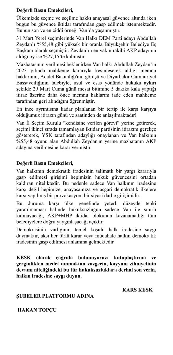 egitimsen_kars's tweet photo. HALKIN İRADESİ GASP EDİLEMEZ! https://t.co/qvrd5fu3IX