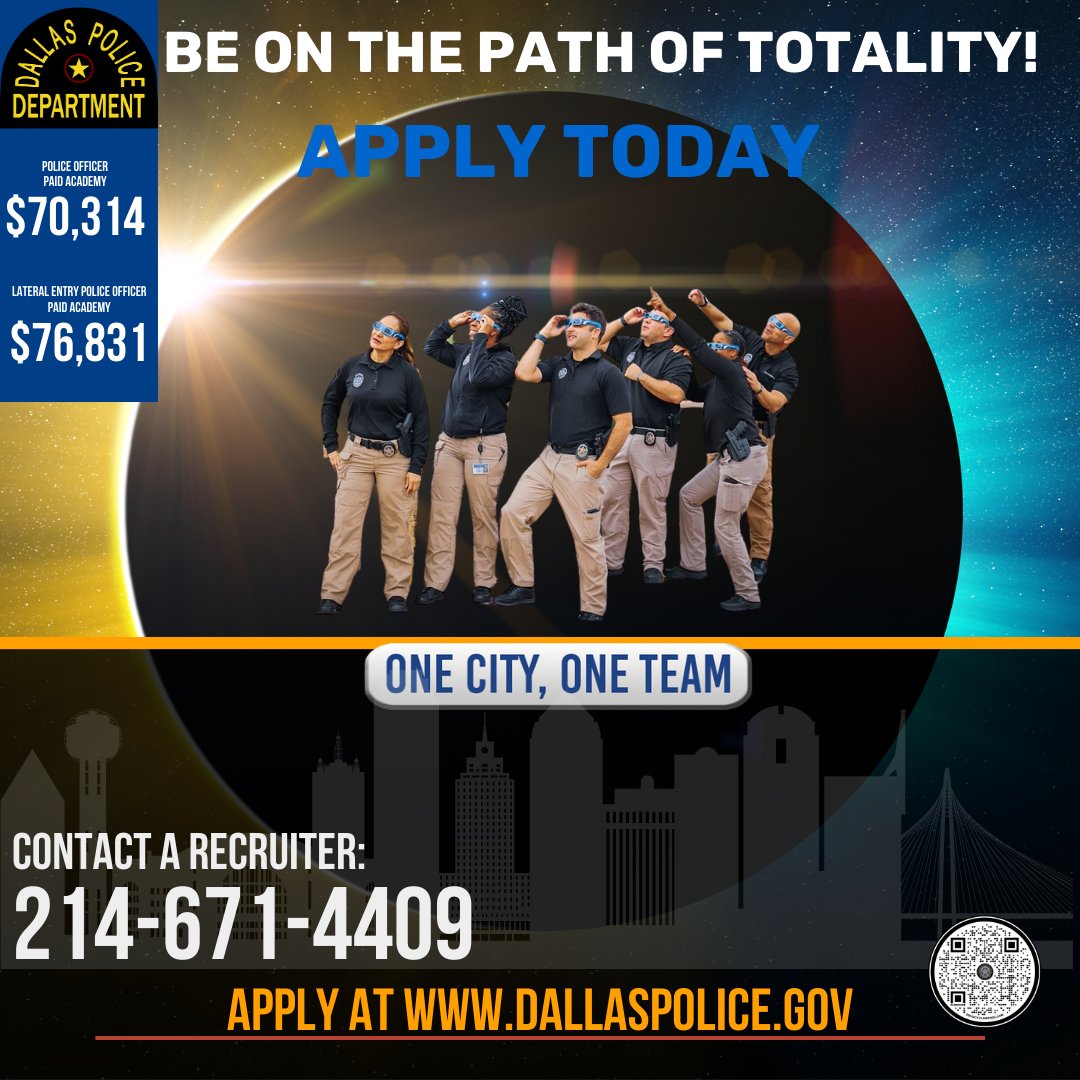 Looking for a stellar career? Join your team! We are hiring dedicated individuals who want to reach for the starts. Contact a Dallas Recruiter today! 🌒🚀 #HiringNow #YouDecideWhatYouBecome #TotalEclipse