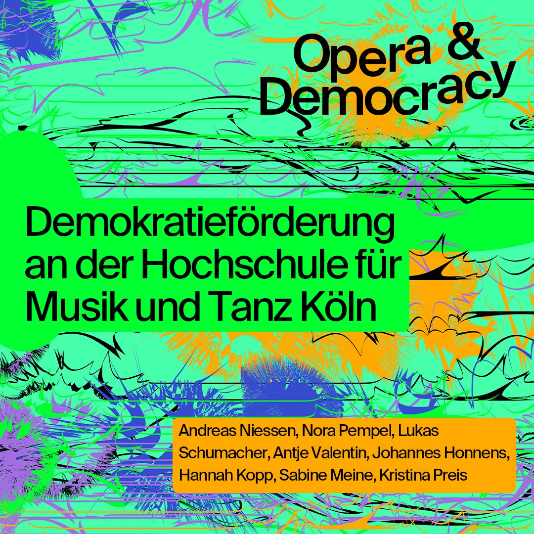 📢Jetzt anmelden: Die Hochschule für Musik und Tanz Köln veranstaltet am 11.04. einen Thementag mit Diskussionen und Musik in Zusammenarbeit mit unserer Reihe „Oper & Demokratie!” Seien Sie dabei und sichern Sie sich hier einen Platz 👉 terminplaner6.dfn.de/de/b/8507df86b…