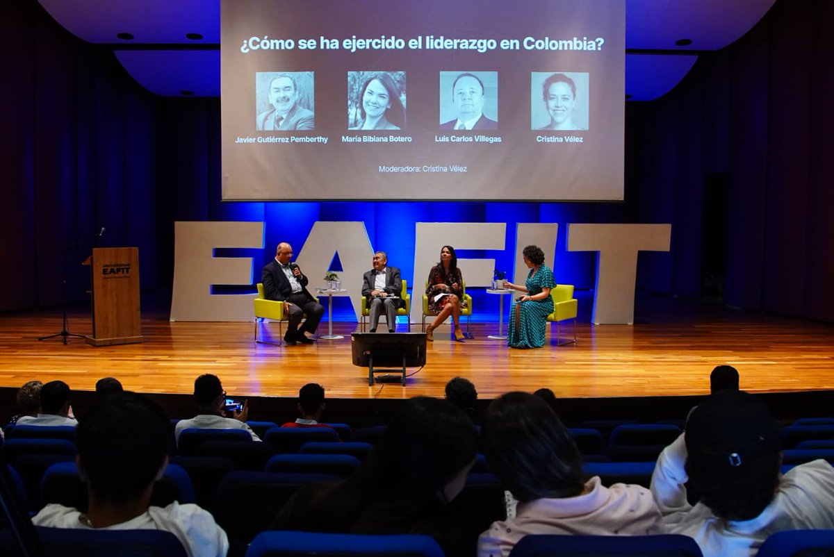 #GerenciaYEmpresa | En un segundo momento de la jornada iniciamos con el panel ¿Cómo se ha ejercido el liderazgo en Colombia? 💭🗣️ 📌Con la participación de Javier Gutiérrez Pemberthy, expresidente de @ECOPETROL_SA y exgerente general de @ISAConexiones; @mariabibibotero,…