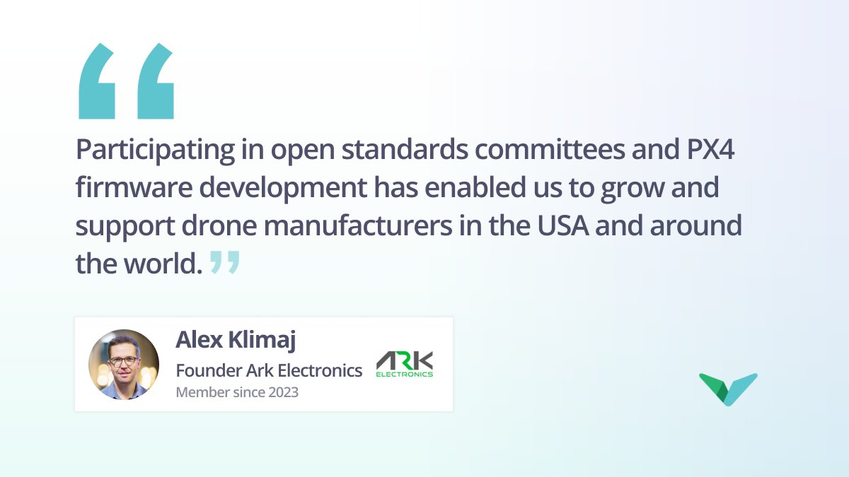 💬 'Participating in open standards committees and PX4 firmware development has enabled us to grow and support drone manufacturers in the USA and around the world.' says @ArkElectron of ARK Electronics. 🚀See how the open source community can help you too. hubs.la/Q02rBMtJ0
