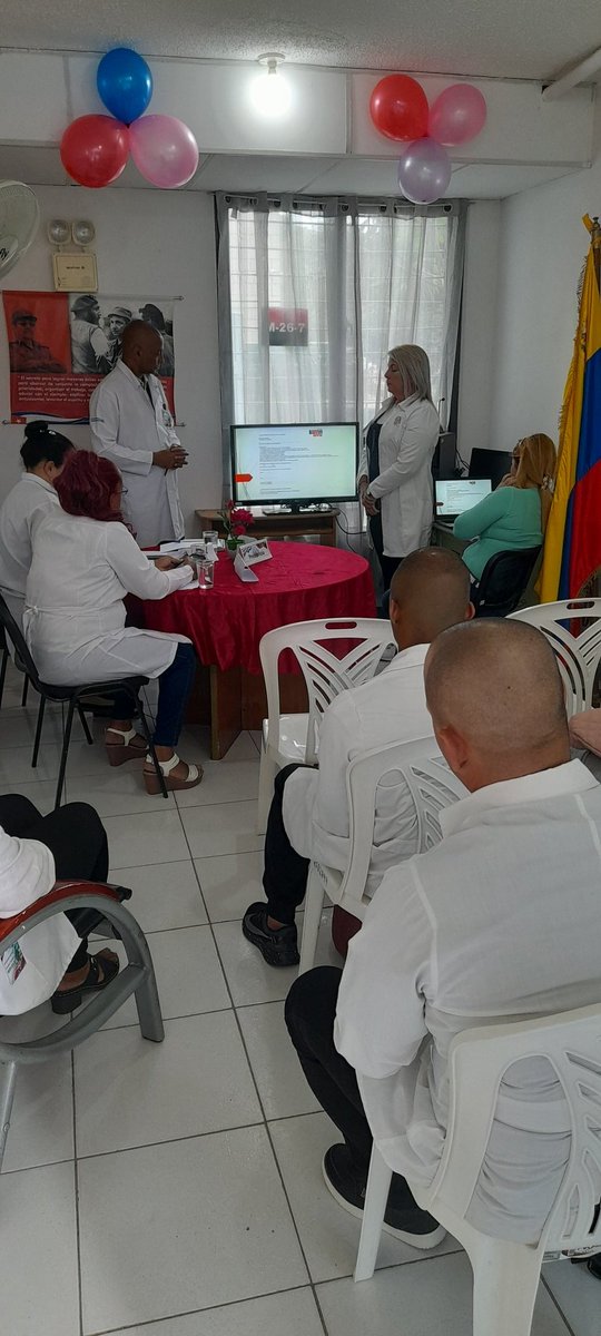 ViamonteMaite's tweet photo. Se desarrolla Jornada Científica,  Seminario Científico Metodológico y  IV Simposio de Dirección en Salud Pública en el estado Distrito Capital en saludo al XXI aniversario de la Misión Barrio Adentro. 
@cubacooperaven 
#CubaPorLaSalud
@DayamyDiaz 
#CubaPorLaVida https://t.co/yVP8aJzxTY