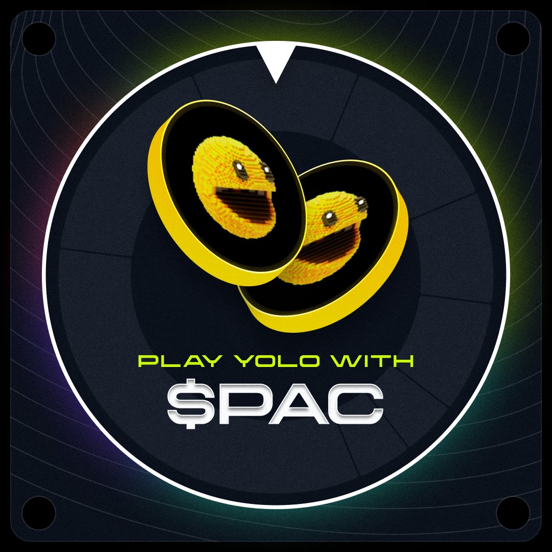 You can now play YOLO With <a href="/pacmoon_/">Pacmoon</a> $PAC!