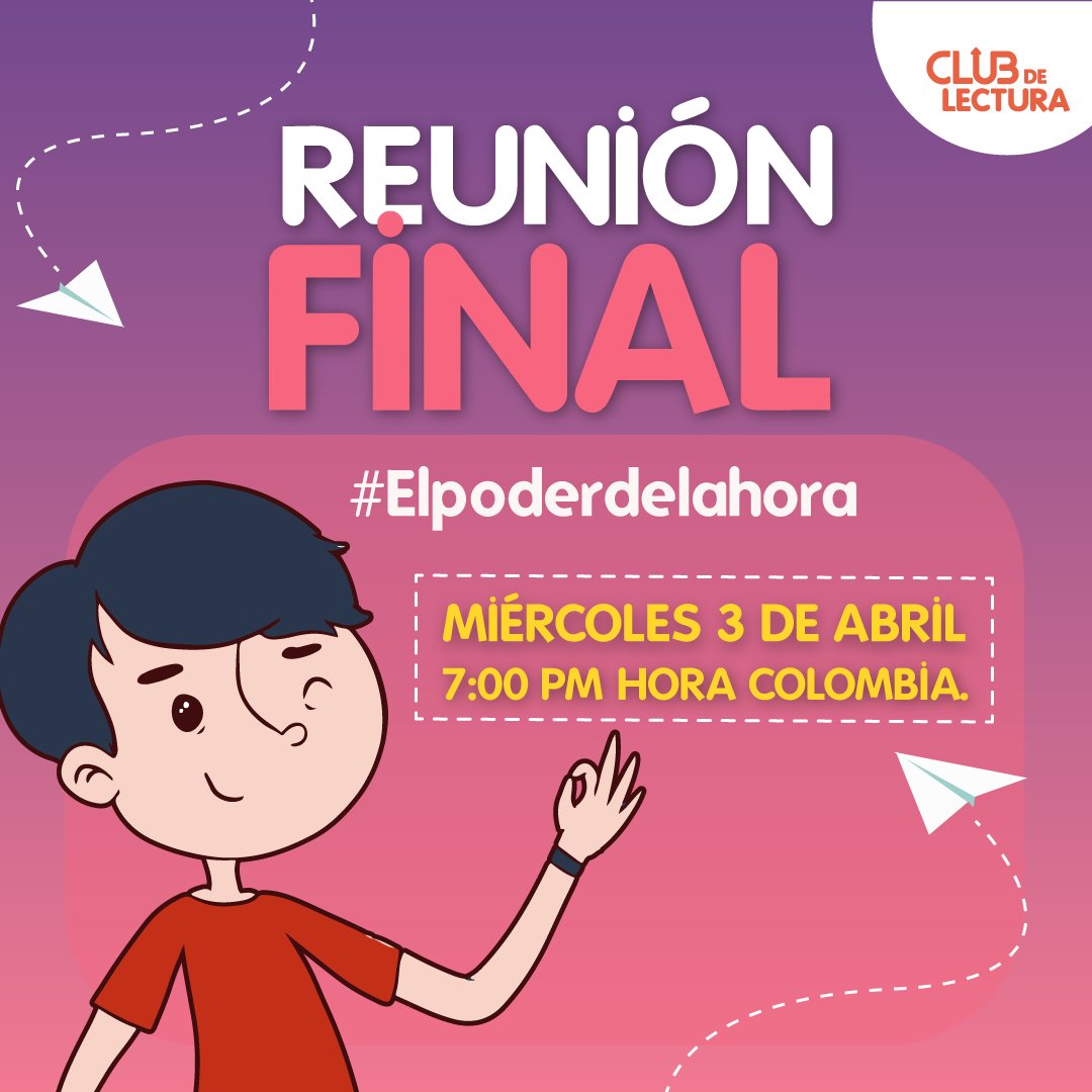 somoscdi's tweet photo. ¡Nos vemos en la reunión final de #ElPoderDelAhora!

Lugar: Campus virtual del Club de Inversionistas https://t.co/ZJVQohMqsG

Comparte tus aprendizajes y experiencias 
Reflexionar sobre los conceptos clave del libro
Aprender a aplicar estos conceptos en tu vida diaria.

#CDL https://t.co/knvMwJK4tZ