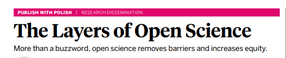 Learn about 'The Layers of Open Science' In the March issue of #TPhysMag: ow.ly/6CKN50QMzWf CC: @APSPublications