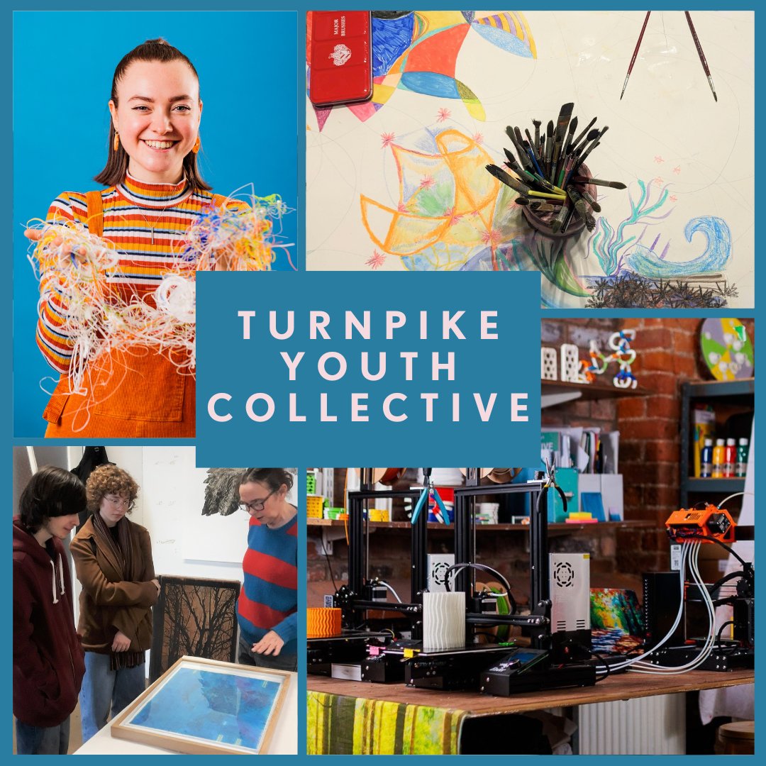 On 14th April, Turnpike Youth Collective will be visiting Islington Mill to explore the artist studios. On 25th April, artist Nicolette Lafonseca joins us with a workshop exploring natural dyes. If you're aged 16-25 & would like to get involved visit: bit.ly/youthcollective