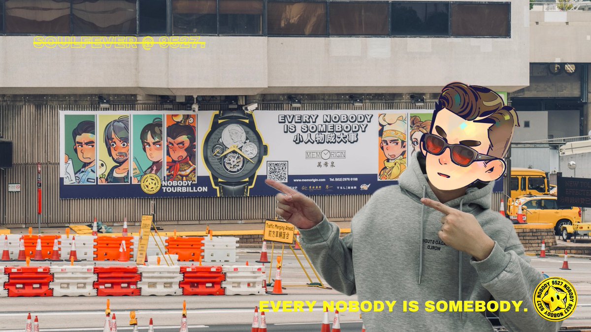 soulfever_web3's tweet photo. [@realnobodyxyz x Memorigin Billboard Creative Check-in Contest] is officially launched! 🌟

Join the event and you will have a chance to win Nobody x Memorigin watch for free!

⏰ April 3rd - May 3rd
🏆 Nobody x Memorign special edition tourbillon watch*1

#NobodyLovesMemorigin https://t.co/o97on5e5wo