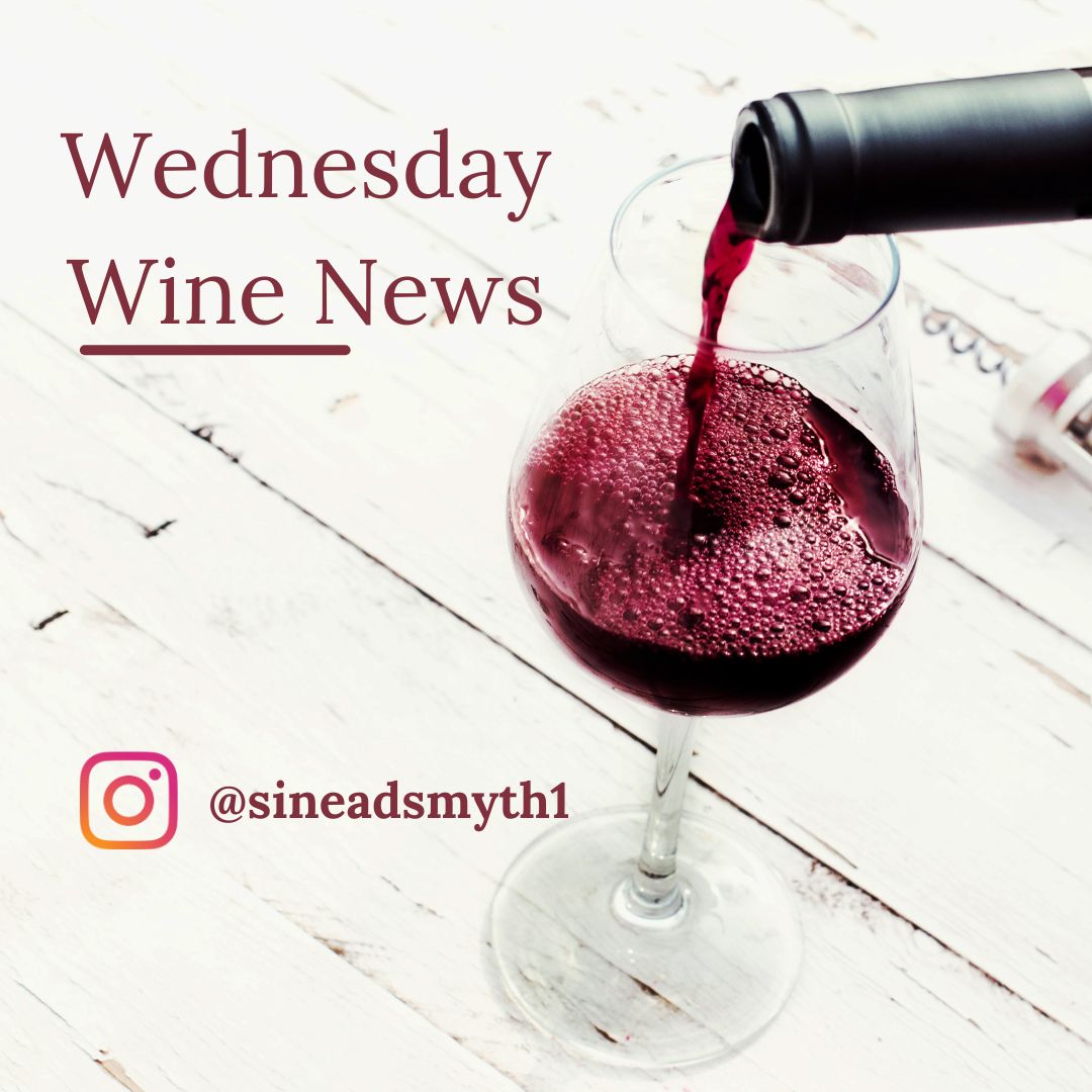 Every Wednesday I share the latest news from the wine industry in Ireland and around the world. From events & tastings to articles and hot topics, it's all covered in #WednesdayWineNews Catch up over on Instagram here instagram.com/sineadsmyth1/