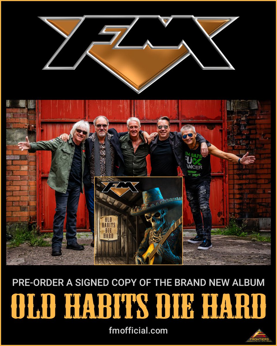 Four... That's how many weeks there are to go till release day for our new album 'Old Habits Die Hard'! Be sure to preorder your signed CD at bit.ly/fm-old-habits-… #oldhabitsdiehard is out 3rd May 2024 on @FrontiersMusic1 #newalbum #preorder #signedcd #melodicrock