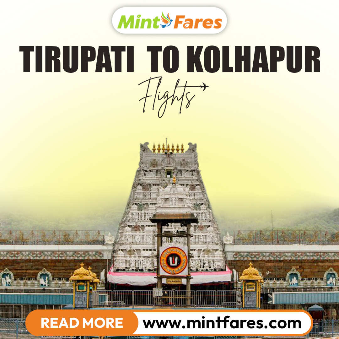 Explore the renewed air link flight between Kolhapur and Tirupati on our website. Get the latest news and updates on this restored connection.

Read  - mintfares.com/flight-between…
.
.
.
#mintfares #kolhapurtotirupati #flightdeals #cheapflight #travel #flightdiscounts