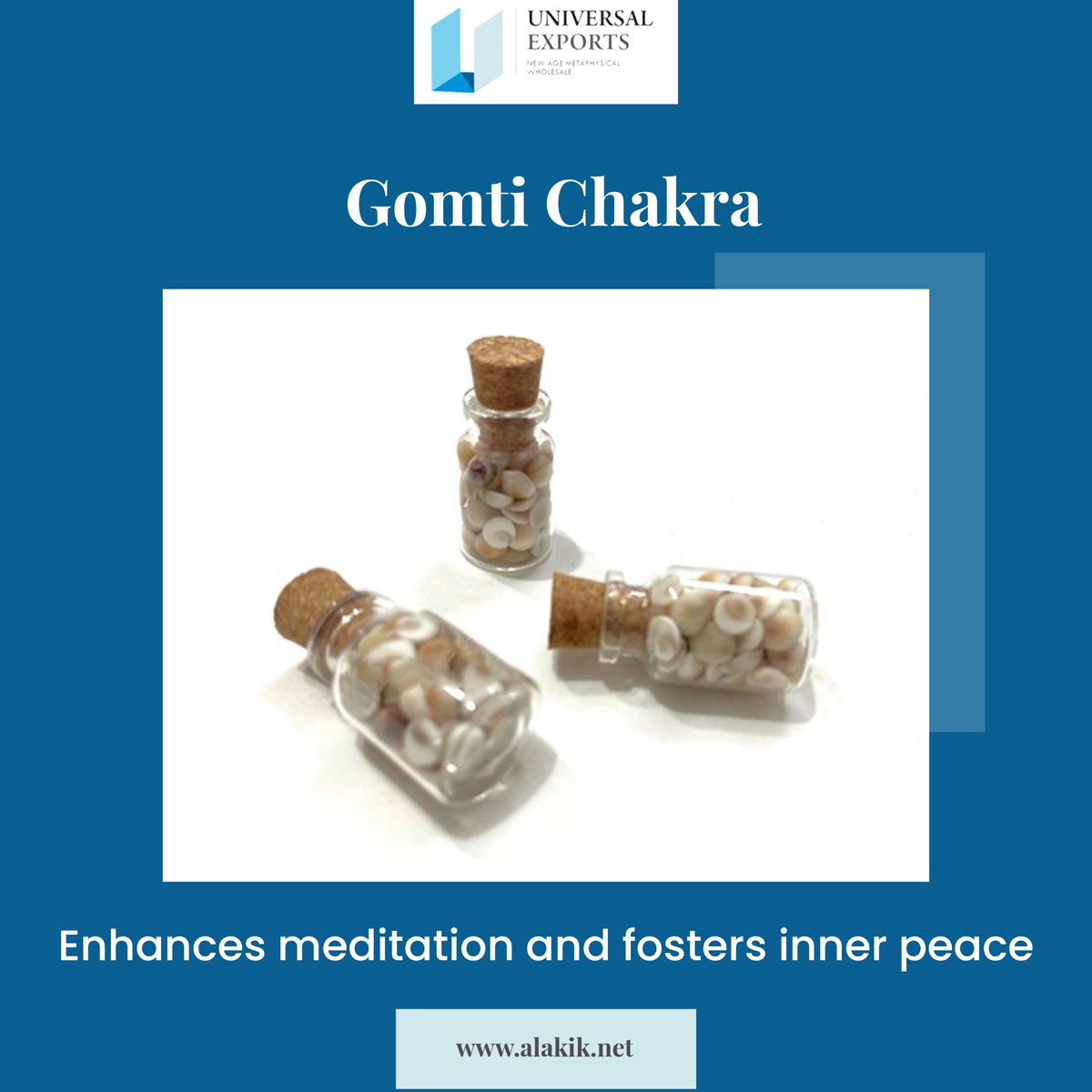 Gomti Chakra serves as a powerful aid for meditation, enhancing the practice and fostering inner peace.

For more information: shorturl.at/nuVZ1

#Gomtichakra #Chakrahealing #Chakrafillbottles #Healingproducts #Meditating #deeperconnection #spiritualrealm #Alakik