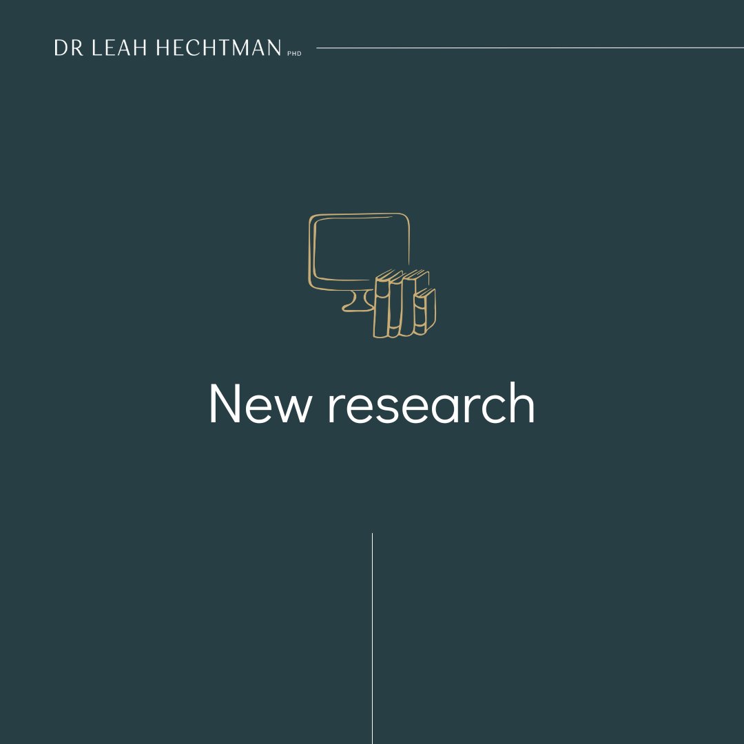 Dr Leah Hechtman (PhD) tweet media