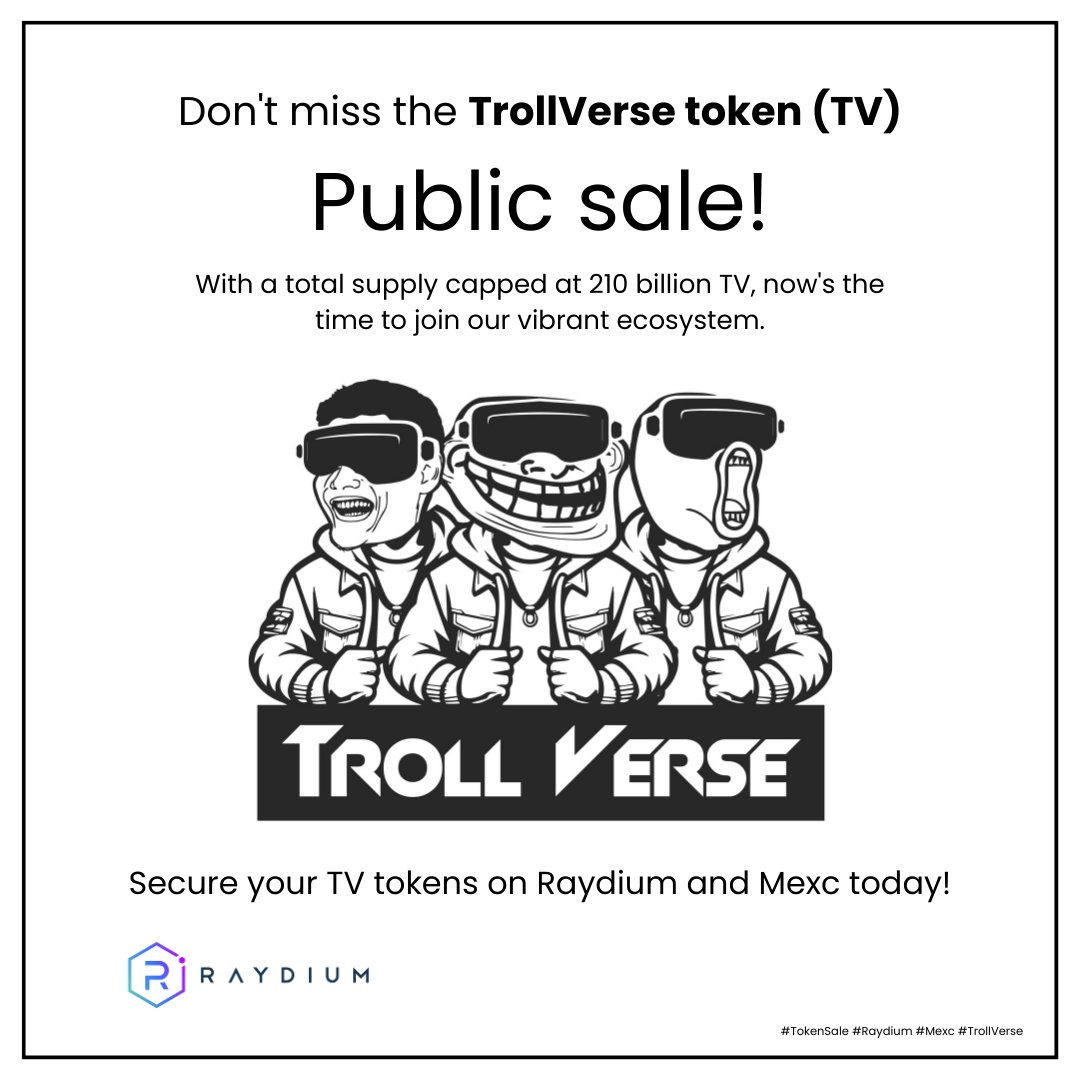 Welcome to TrollVerse, a whimsical metaverse on Solana where trolls and memes rule!🚀

Dive into a world filled with mischief, creativity, and endless fun.

Discover more now! 🌐

#TrollVerse #Metaverse #Solana