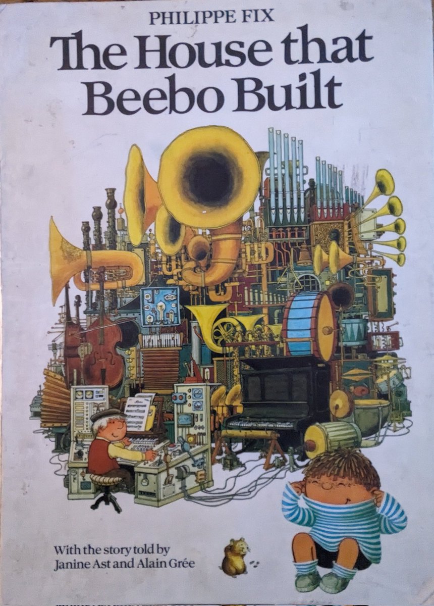 A childhood book I hadn't thought about for years, comes straight to mind after this episode from @99piorg 'The House that Beebo Built' climbing up 7 flights of stairs to his very small room (97 sq ft?!) 99percentinvisible.org/episode/chambr…