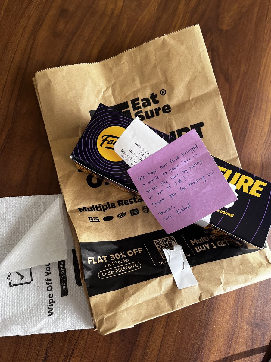 deeppotter's tweet photo. Thank You for your kind Gesture @faasos โค๏ธโค๏ธ
Just what I needed on this dreadful hot day ๐
And a very happy Birthday ๐ฅณ #Tweet2Order https://t.co/ANBj1dPj3Q