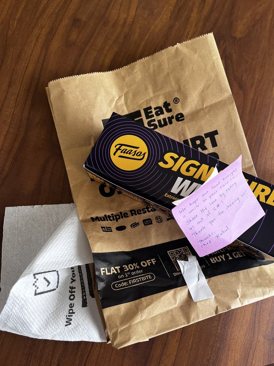 deeppotter's tweet photo. Thank You for your kind Gesture @faasos โค๏ธโค๏ธ
Just what I needed on this dreadful hot day ๐
And a very happy Birthday ๐ฅณ #Tweet2Order https://t.co/ANBj1dPj3Q