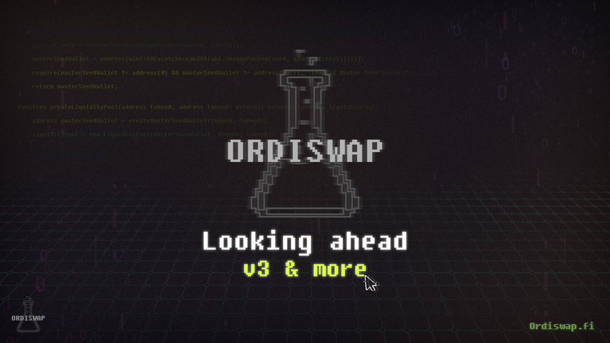 OrdiswapLabs's tweet photo. Ordiswap V3 Development Update 🧪 🛠

It has been an eventful few weeks for Ordiswap, and we have a ton of exciting new updates!

✍️ Main Progress Updates:

→ Onboarded 7 (seven!) new team members to the team, including a new tech lead. This will help significantly speed up development activities. Plus, a greater frequency of dev-related updates 🔜
→ Secured two foundational strategic partnerships, including @BVMnetwork and @build_on_bob — with more in the pipeline.

💻 Dev Updates:

→ Hard at work addressing any bugs and enhancing system stability
→ Fixed several edge cases and implemented automated tests to ensure smoother workflows
→ Established a parallel work channel focusing on frontend design, and are excited to share sneak peeks into the V3 look soon, which is progressing beautifully
→ Exploring support for promising token standards in V3 like Runes and CBRC-20 🟠
→ With the launch of V3, $ORDS staking will go live — this means, users get access to value accrual from platform fees in $BTC, alongside additional rewards in $ORDS + $REOS (our upcoming BRC-20 token), and governance utility.
→ We will soon initiate private deployments for the team. In addition, select community members will be involved in testing and platform feedback 🤝

🧡 We are grateful to the community for the continued support and patience as we improve the platform. We are confident that Ordiswap V3, with its support of multiple token standards, will be the most robust #BTC L1 protocol.

🌞 The future is bright for #BTCFi