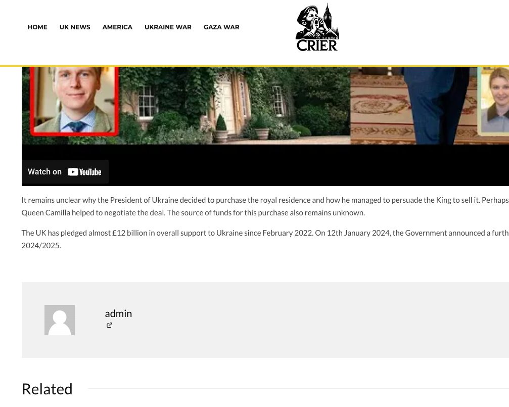 blazenpl's tweet photo. @StapelAndrew ❌ #FAKE

The London Crier to nie gazeta jak twierdzi OP, tylko niedorobiony wordpressowy blog, bez aktywności, strony głównej i social mediów, niby powstały w 1863 roku.

Artykuł napisany jest przez "admina".

To część sieci prorosyjskiej propagandy ⬇️
https://t.co/vNGs0TVK8V https://t.co/3X4LiT7cg1