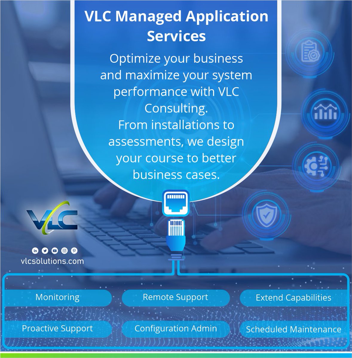 Achieve peak performance with VLC Managed Application Services. Our comprehensive approach ensures your systems are optimized for success. vlcsolutions.com/managed-applic… #VLCConsulting #Managedservices