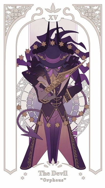 orpheusbot's tweet photo. Arcana Series Merchandise — "The Hierophant" Novelist and "The Devil" Nightmare https://t.co/QszQBiuUd5
