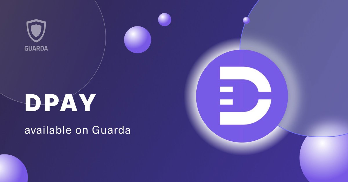 $DPAY is not just a #crypto token; it's the heart of @GoDevour, now pulsing on @GuardaWallet! Manage, send, and receive #DPAY with ease, unlocking a world of rewards and loyal dining. Ready to savor the experience? Begin with Guarda now 👉 grd.to/ref/twi_app
