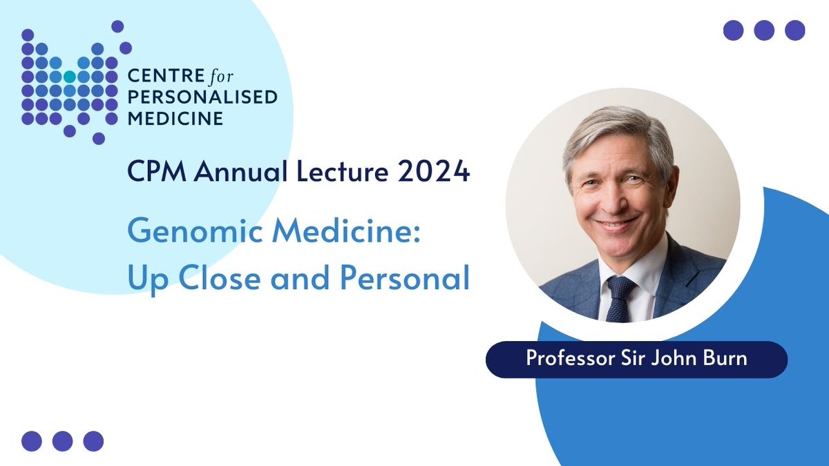 If you missed our annual lecture given by Professor Sir John Burn last week, you can now watch it here: youtu.be/oL9hXqzlqIM