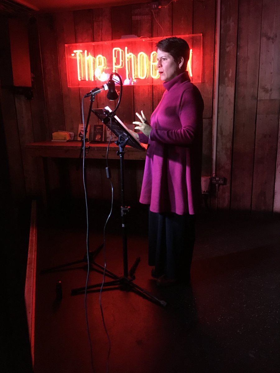 LiamJHogan's tweet photo. More pics from last night’s #DreamsAndReality epic @liarsleague #LiveLit. A storming first half featuring Gloria Sanders, @magnusrook &amp; @tonytwopints, reading stories by Caroline von Schmalensee, @fringecomber, and @JSellarsLies https://t.co/1QFM1tHjef