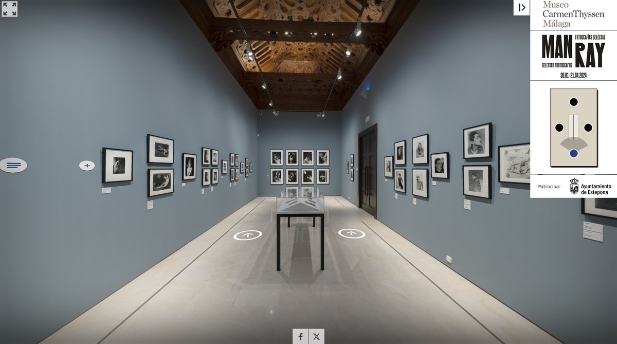 thyssenmalaga's tweet photo. ¡La exposición de fotografías de #ManRay en la Sala Noble del Museo ya se puede visitar de forma virtual!

Accede a la #VisitaVirtual https://t.co/Q2yr6hBkdG

Exposición patrocinada por el @AytoEstepona. https://t.co/vznU6Yi2YH
