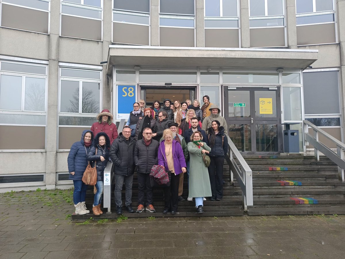 GeographyUGent's tweet photo. Beginning March teachers from 5 different countries met in Ghent for a training on behalf of the My Eco Lab project. https://t.co/MfxWVQ0a3U