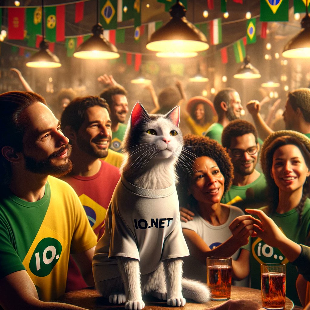 NotAWeirdCat's tweet photo. I'm incredibly proud of @ionet_official ongoing achievements and our amazing, supportive community. It's a great honor to represent the vibrant Portuguese community — your outstanding contributions make us all stronger. Together, we are an unbeatable team! #PortugueseIOnauts https://t.co/CtgcNKE1en