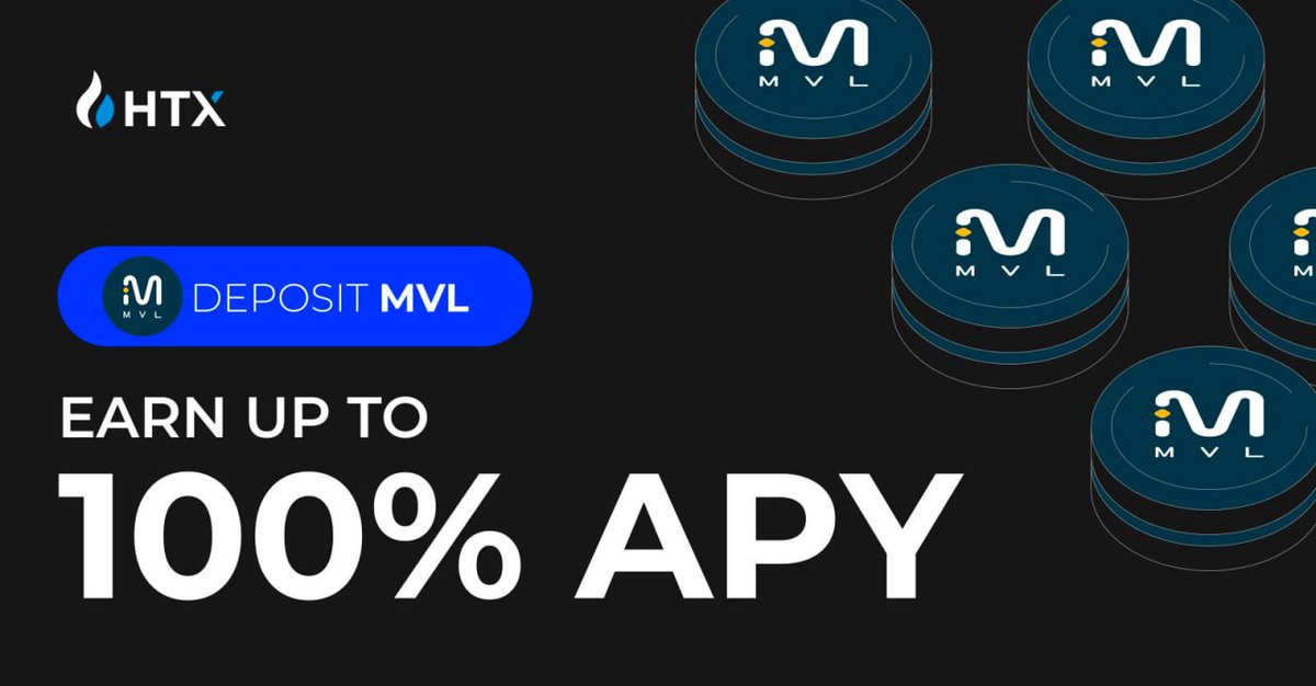 Deposit MVL tokens and earn up to 100% APY on HTX exchange! 💸 $30,000 worth of MVL tokens up for grabs in this event, with a 14-day lockup period.🔒💰 ⏰ Event start date: April 3rd, 2024 at 11 AM (UTC) More details 👉htx.com/support/649659… #MVL #HTX #Staking #APY #Airdrop…