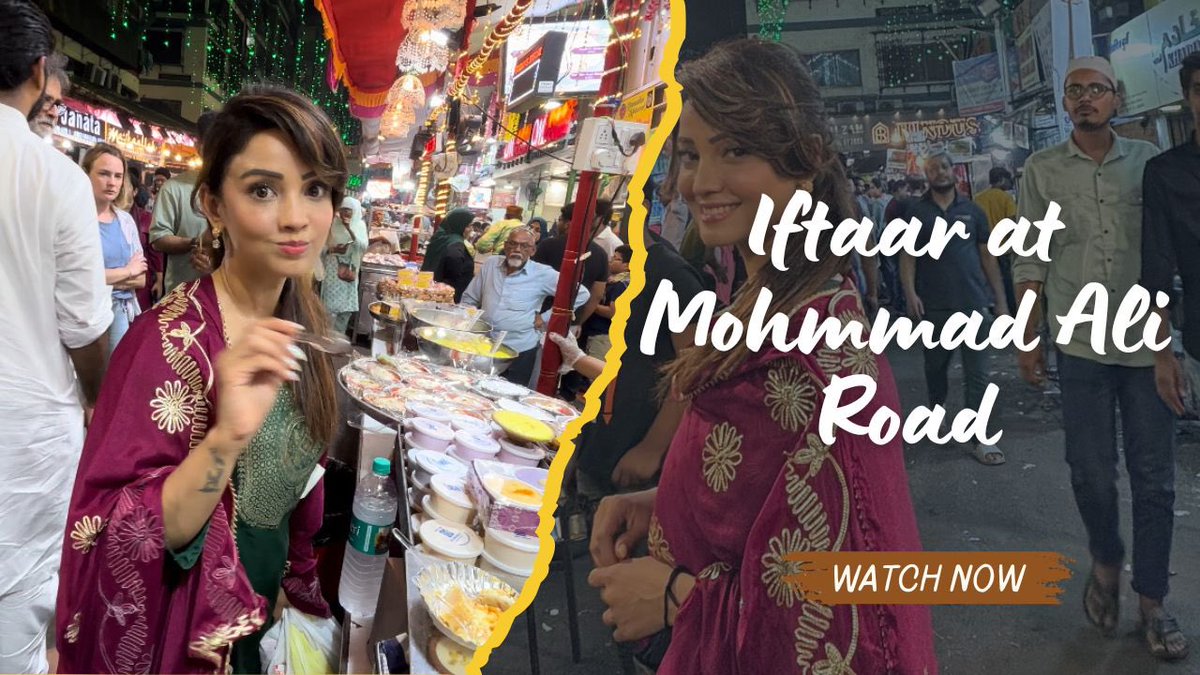 When it’s Ramadan, how can the Iftaar at Mohammad Ali Road be missed? Taking you through a sneak peak of fun, food and lots of masti!! youtu.be/gnxIkIHB6pU?si… #RamadanKareem #Ramadan #Iftaar #AdaaKhan