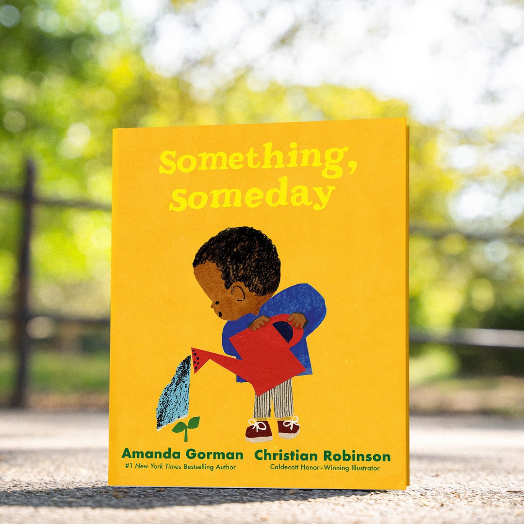 ✨🌱 Looking for inspiring books for National Poetry Month? SOMETHING, SOMEDAY by presidential inaugural poet @TheAmandaGorman and Caldecott Honor-winning illustrator Christian Robinson contains a timeless message of hope your kids will love. ➡️ bit.ly/3QW96yY