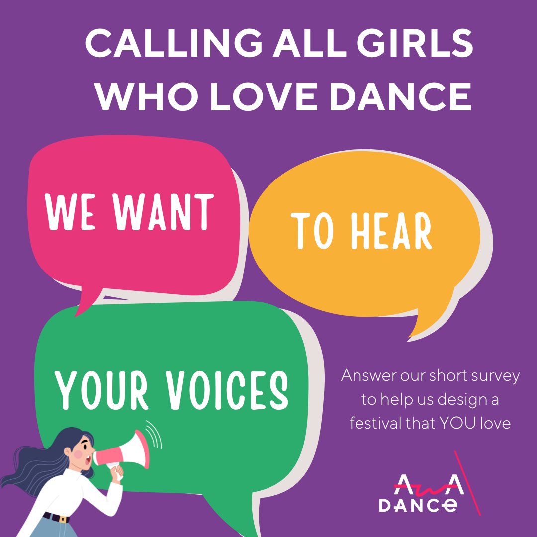ATTENTION GIRLS IN DANCE! We are planning a very exciting event just for you in 2025, and to make sure it is something that you want, need, and enjoy, we have some questions for you: online.viewpointfeedback.com/fullscreen.htm… #AWADANCE #GirlsInDance #DanceEducation #Girls #GirlGuiding #GirlsDance