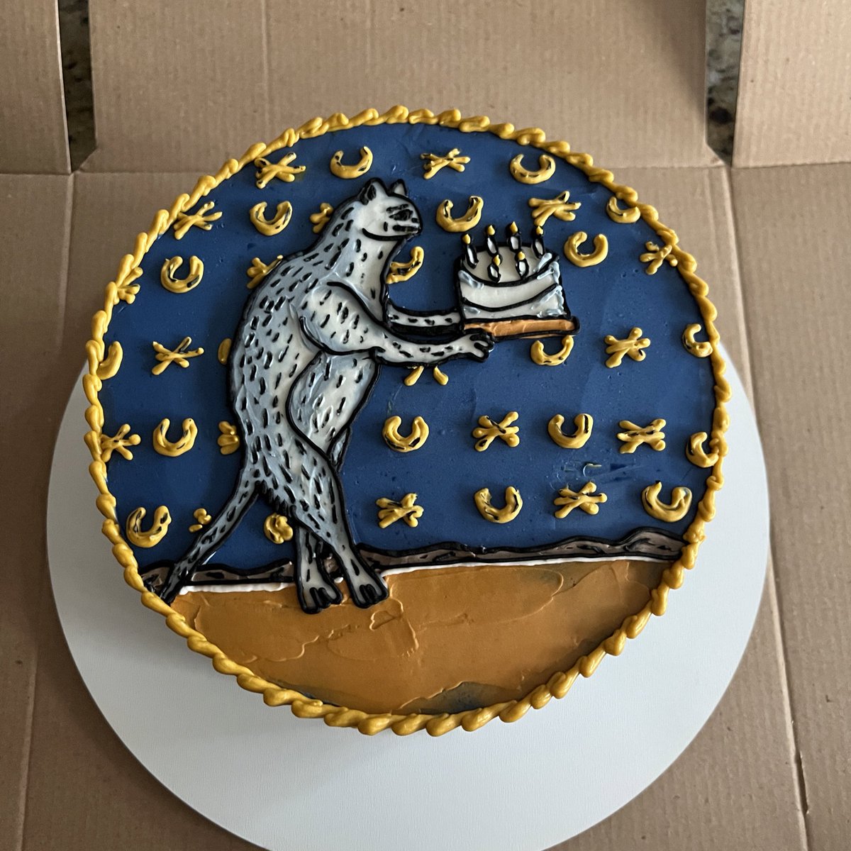it’s my bday today and this is my cake
