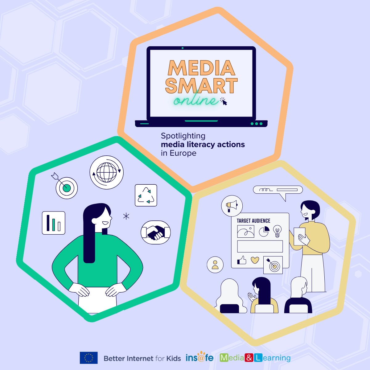 📖❌With the #EUelections approaching, the concern for #disinformation is on the rise again... 

📚✅#MediaSmartOnline campaign by @Insafenetwork and us wants to highlight all actions/initiatives available to counteract this. 

👉Discover more bit.ly/3UYQoc1