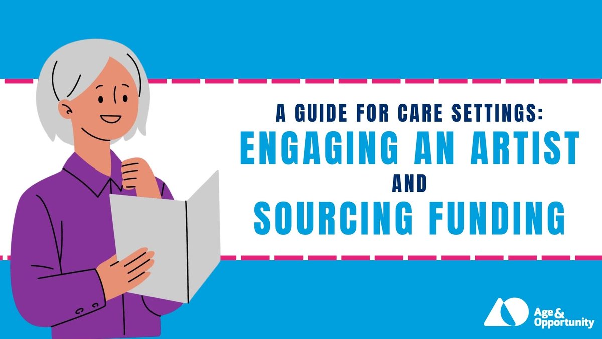 ❗New resource alert❗Check out our Guide for Care Settings: Engaging an Artist and Sourcing Funding. The new infographic is now available to view here: ow.ly/1kj250QU4Po